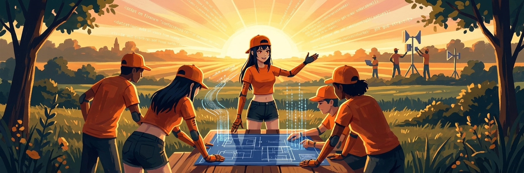 Daily briefing illustration